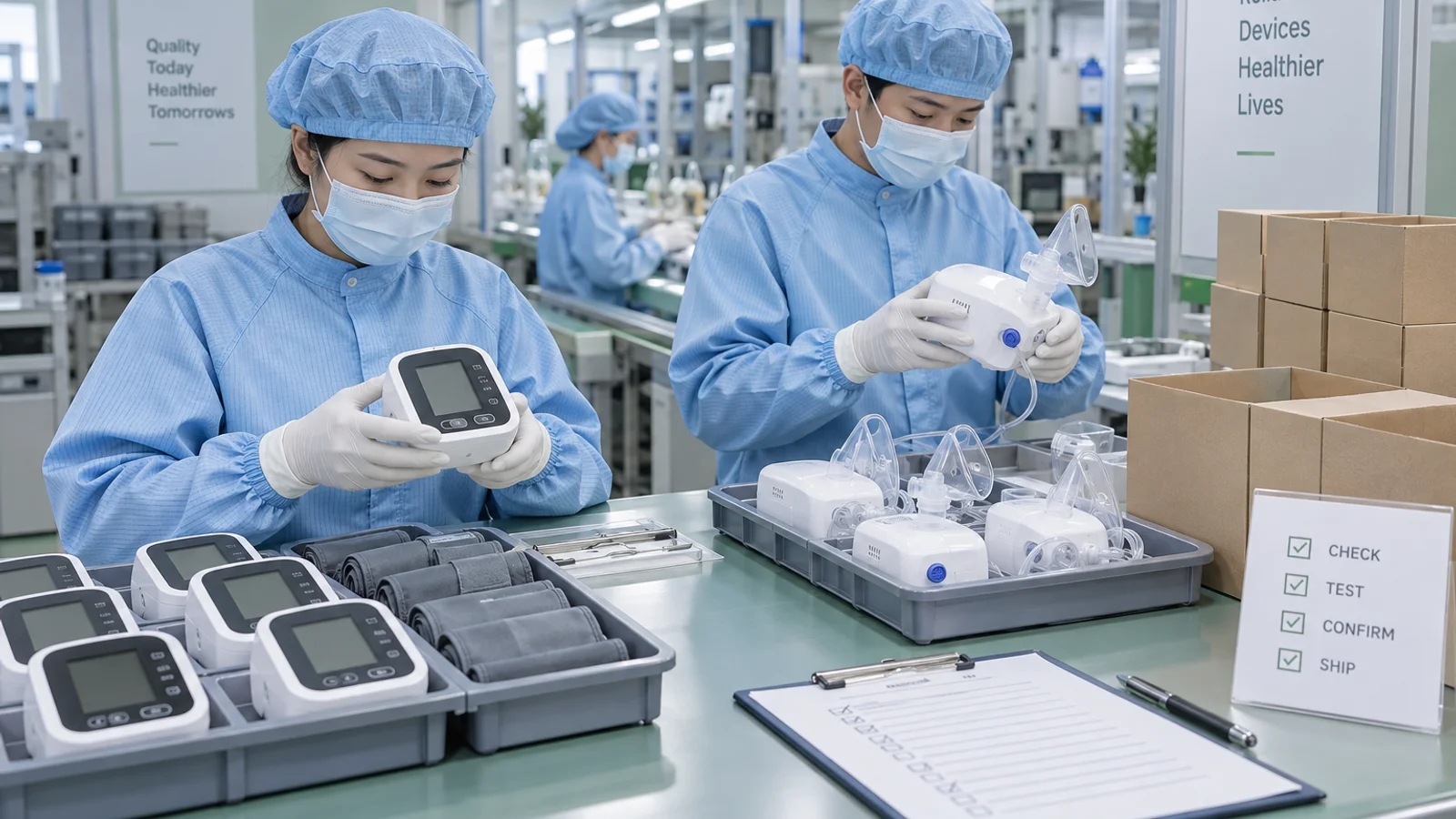 Factory Quality Control Before Medical Device Shipment