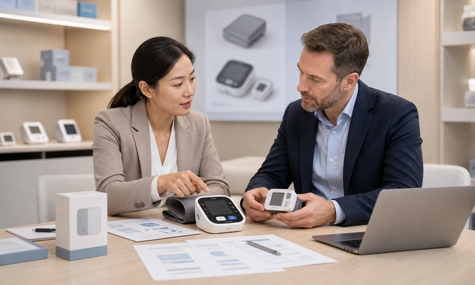 Upper Arm vs Wrist Blood Pressure Monitor: A B2B Sourcing Guide