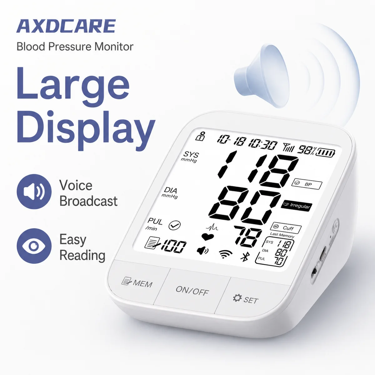 867 Upper Arm Blood Pressure Monitor