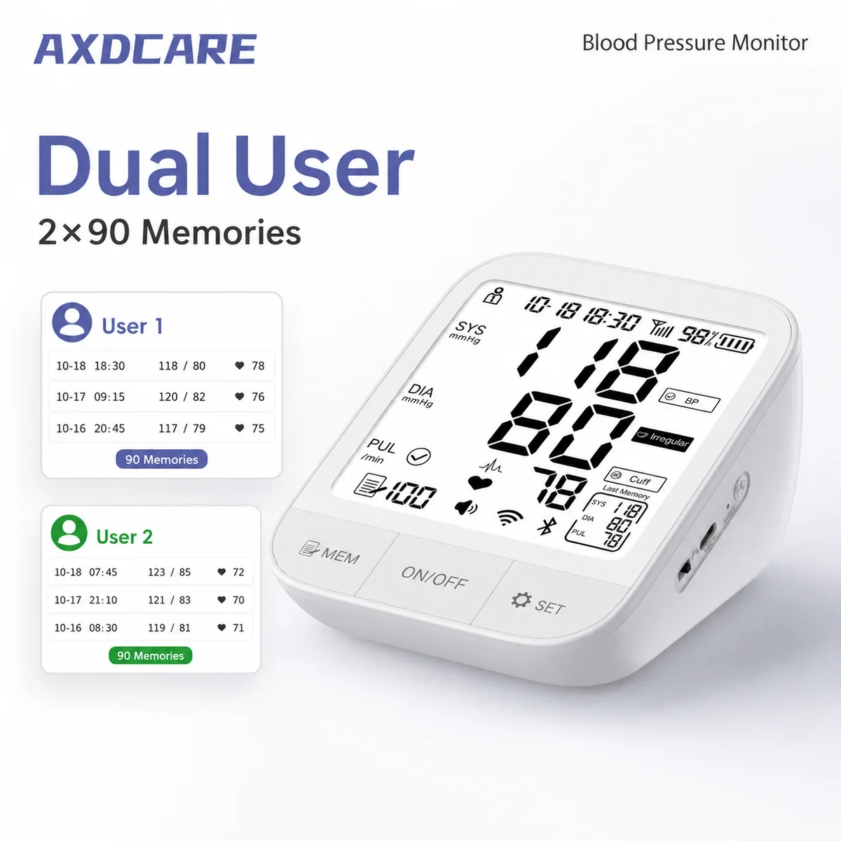 867 Upper Arm Blood Pressure Monitor