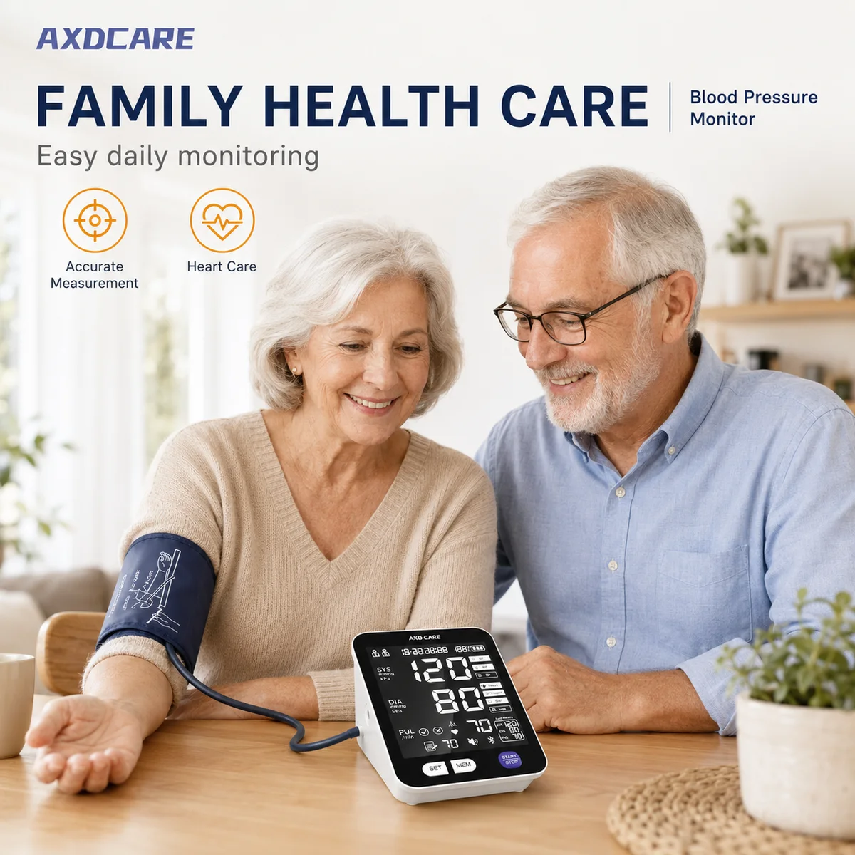 BP05-LCD Upper Arm Blood Pressure Monitor
