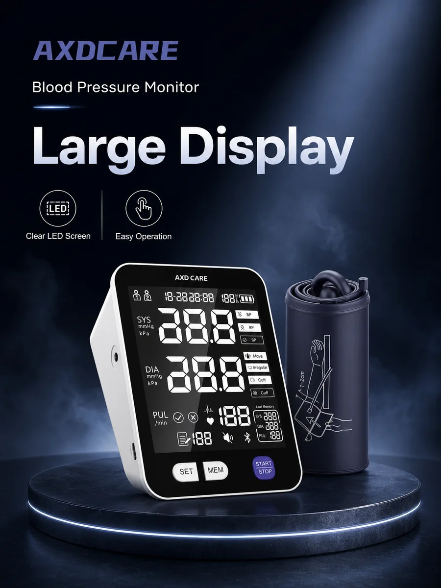 BP05-LCD Upper Arm Blood Pressure Monitor