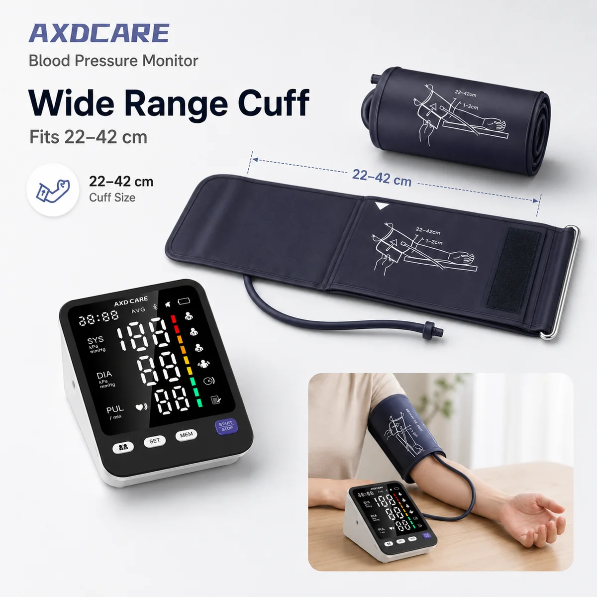 BP05-LED Upper Arm Blood Pressure Monitor