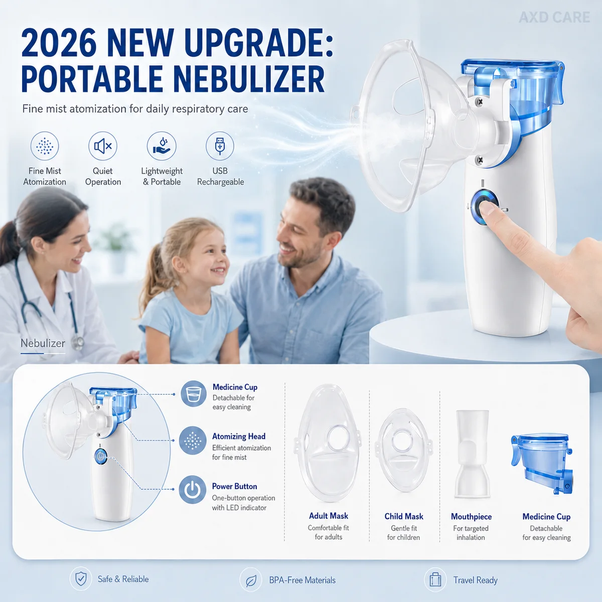 NB31 Handheld Mesh Nebulizer
