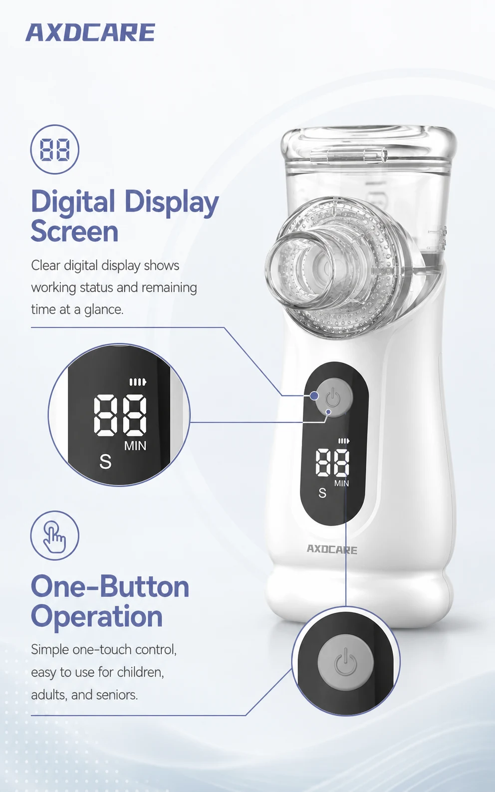 109 Handheld Mesh Nebulizer detail 2