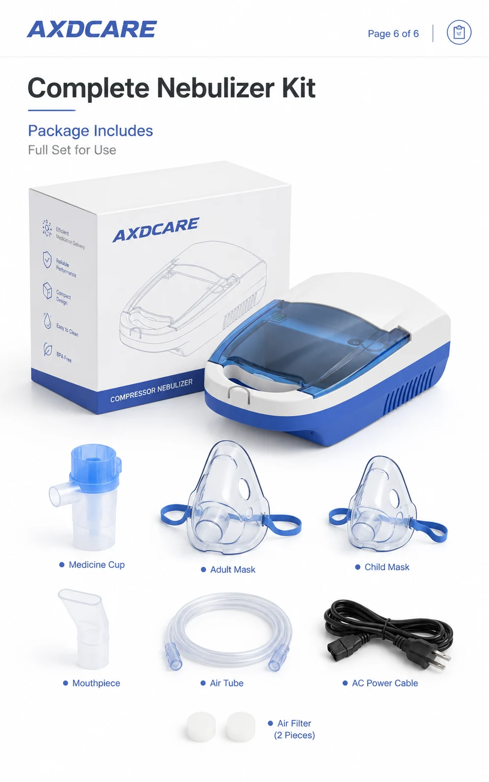 301B Compressor Nebulizer detail 3