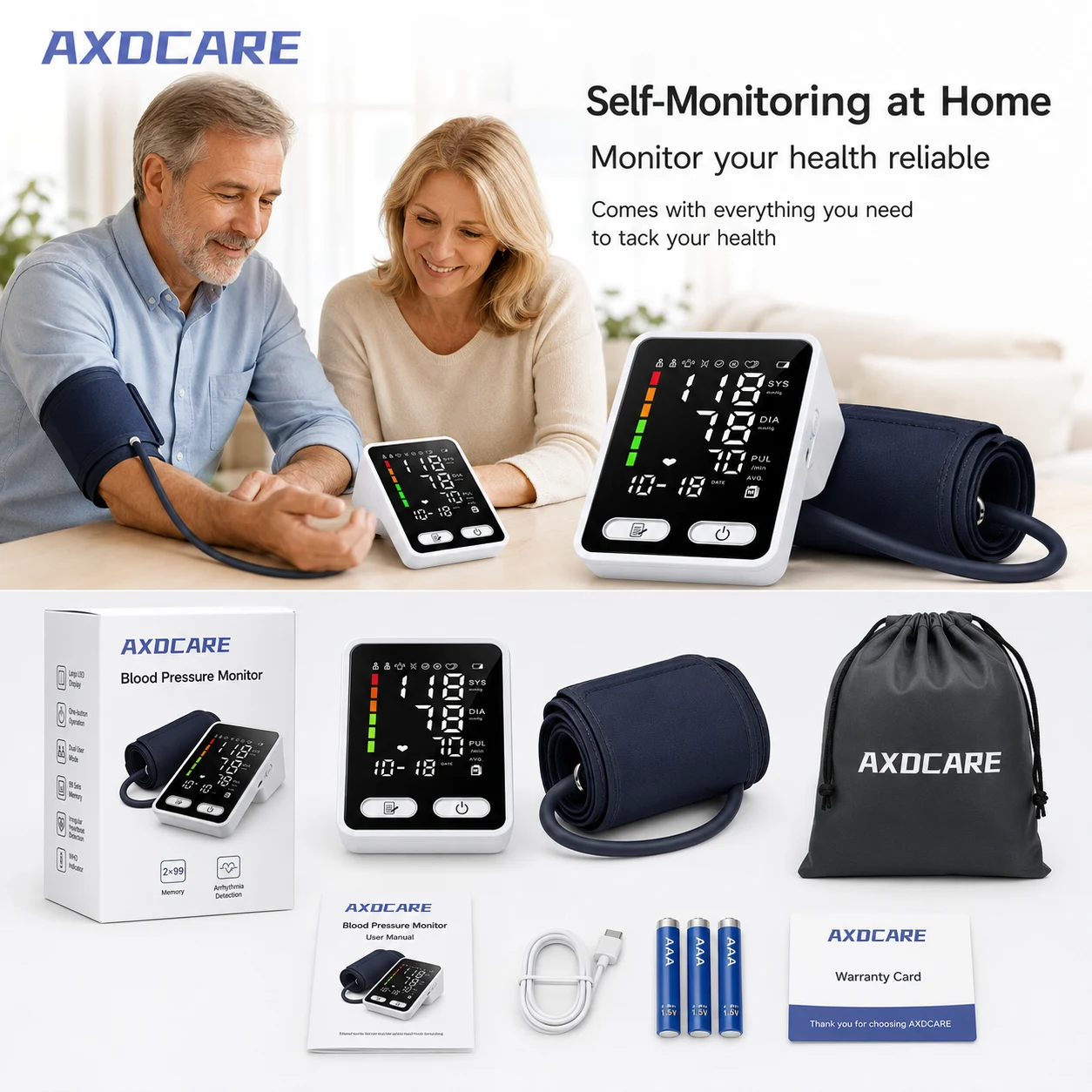 822 Upper Arm Blood Pressure Monitor detail 4