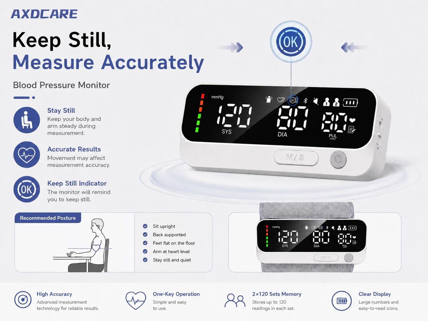 860 Upper Arm Blood Pressure Monitor detail 5