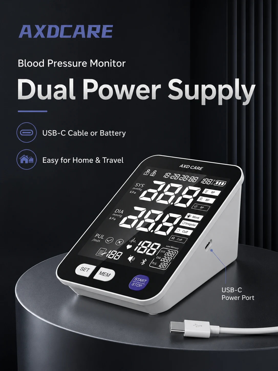 BP05-LCD Upper Arm Blood Pressure Monitor detail 4